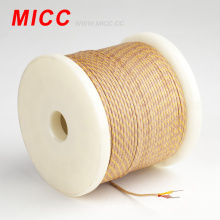 Cable termopar de tipo plano MICC con aislamiento de fibra de vidrio